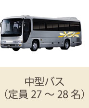 中型バス（定員27～28名）